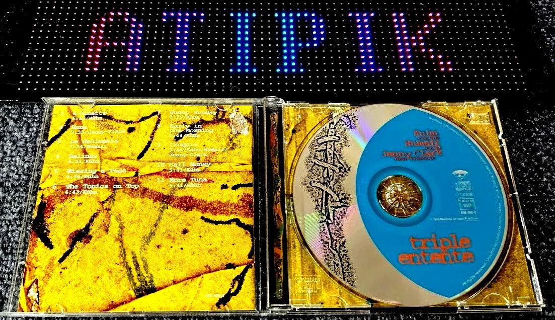 Kühn Humair Jenny Clark - Triple Entente - Rare 1998 Jazz CD 🎷 – photo 3